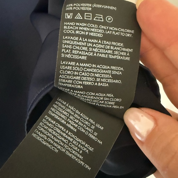 Club Monaco Deep Blue V-Neck Camisole - Picture 9 of 9